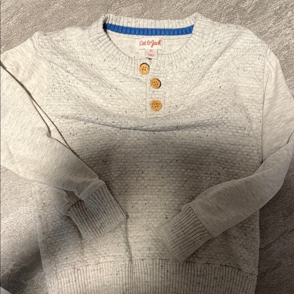 Cat & Jack Kids Gray Sweater